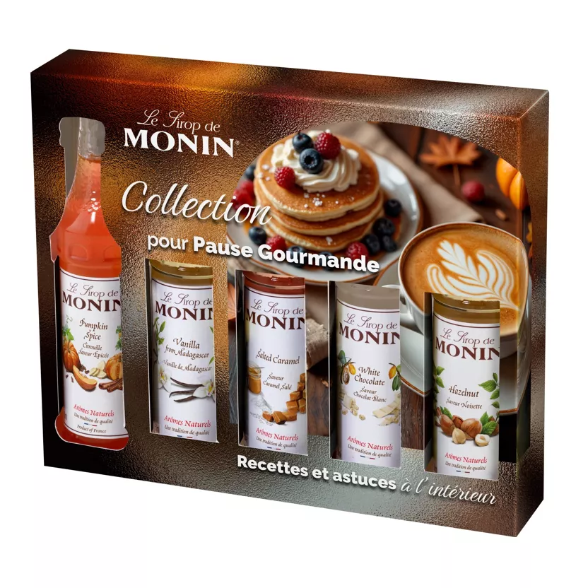Coffret pour pause gourmande - 5x5cl - MONIN